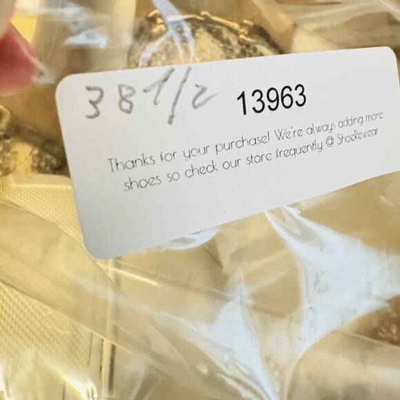 AGL Shoes Womens 38.5 US 8.5 Beige Tweed Bow Slip On Platform Sneakers Italy - Picture 10 of 10